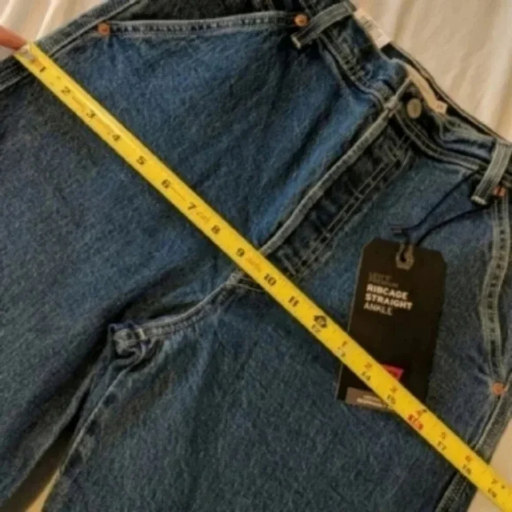 Levi's Ribcage Ankle Utility Straight Leg Jeans Carpenter Pants - Picture 9 of 12